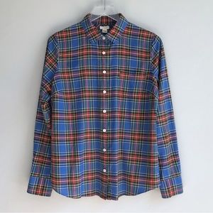 J. Crew Factory Plaid Classic Button-Down Shirt in Perfect Fit